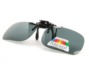 사각 편광렌즈 클립선글라스 안경착용자 탈부착용 S,M 사이즈